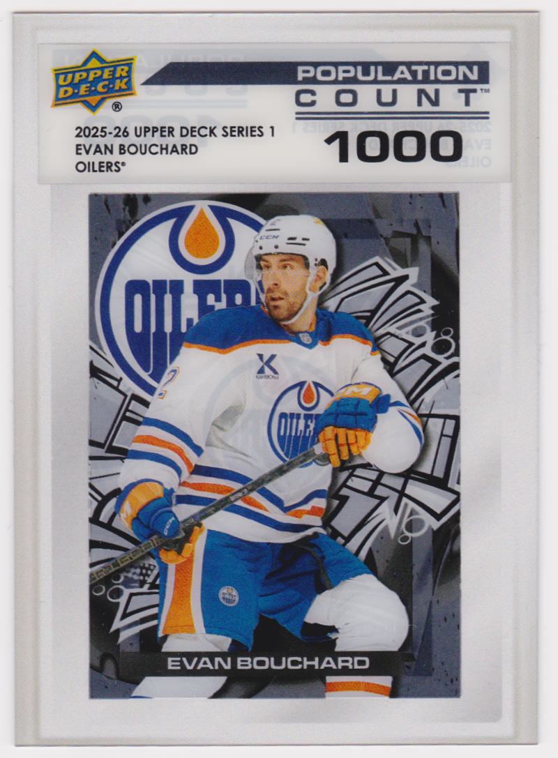 (image for) 2025-26 Upper Deck Population Count 1000 #PC10 Evan Bouchard