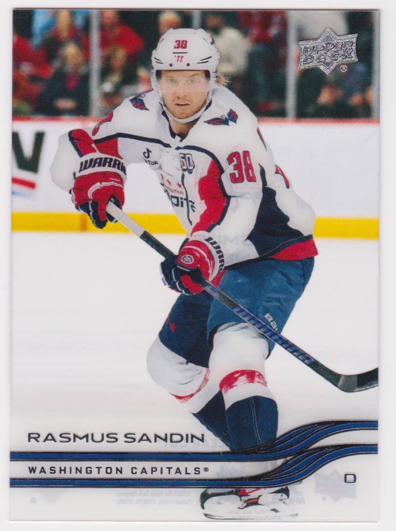 (image for) 2025-26 Upper Deck Clear Cut Parallel #192 Rasmus Sandin