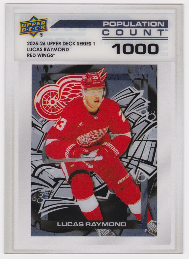 (image for) 2025-26 Upper Deck Population Count 1000 #PC27 Lucas Raymond