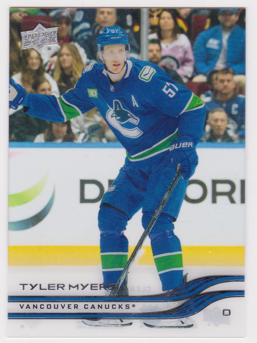 (image for) 2025-26 Upper Deck Clear Cut Parallel #180 Tyler Myers