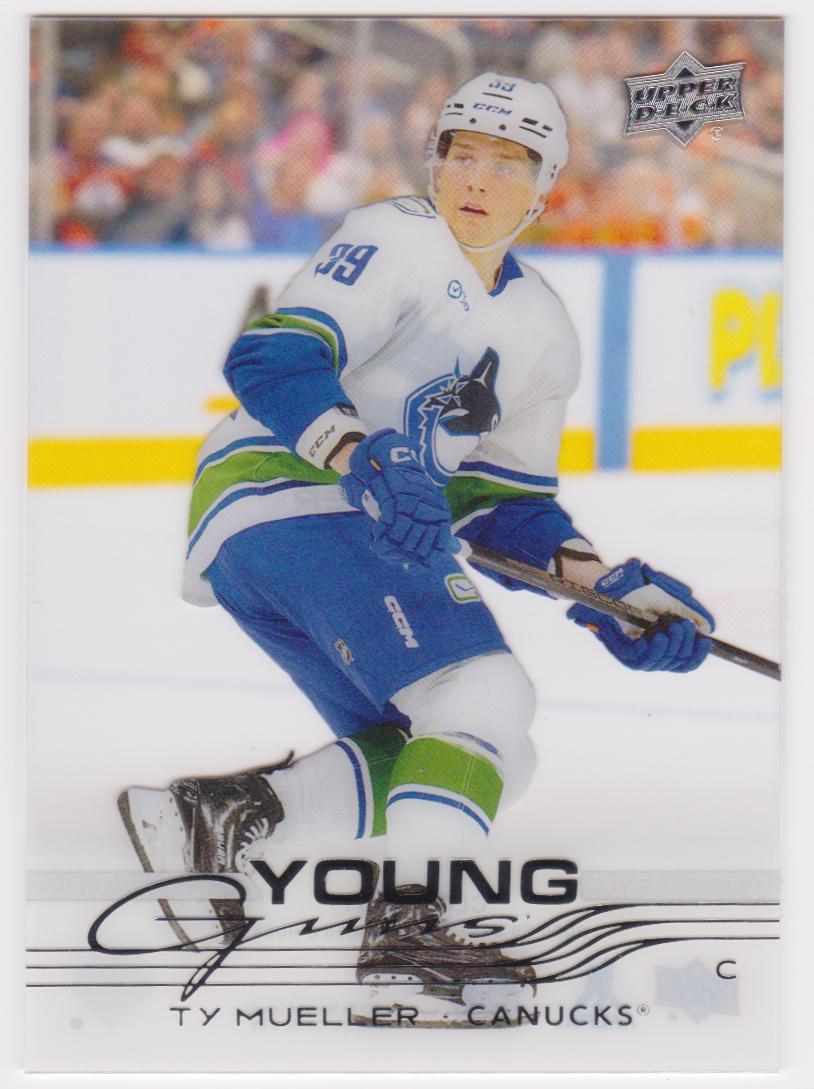 (image for) 2025-26 Upper Deck Clear Cut Parallel #476 Ty Mueller Young Guns (YG) - RC Year