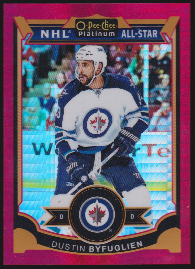 2015-16 O-Pee-Chee Platinum Red Prism #146 Dustin Byfuglien 081/149 (image for) 2015-16 O-Pee-Chee Platinum Red Prism #146 Dustin Byfuglien 081/149