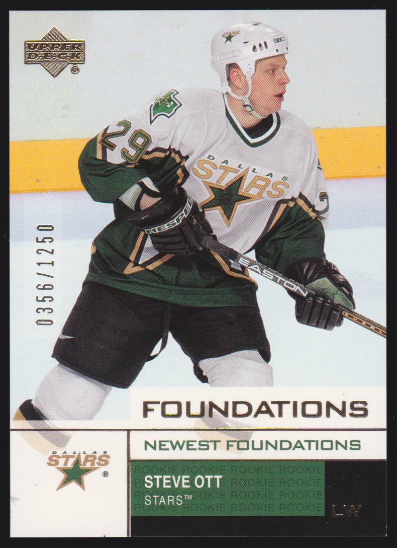 (image for) 2002-03 Upper Deck Foundations #167 Steve Ott Newest Foundations RC 0356/1250