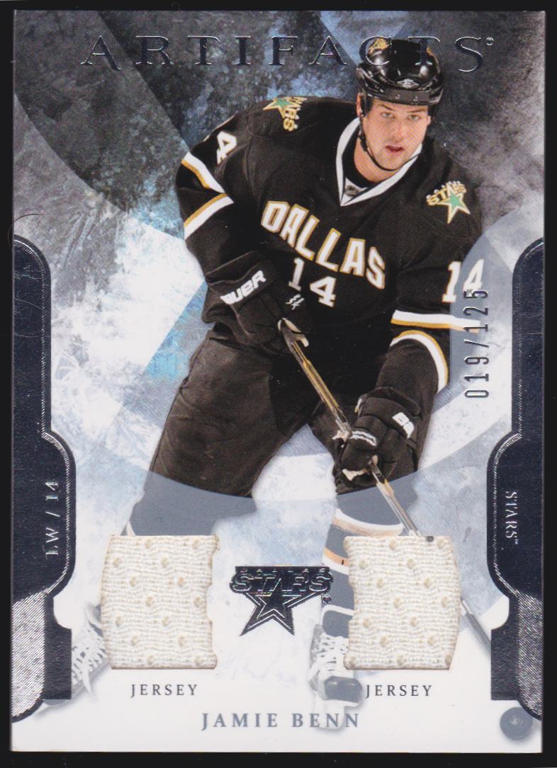(image for) 2011-12 Artifacts Jerseys #74 Jamie Benn 019/125