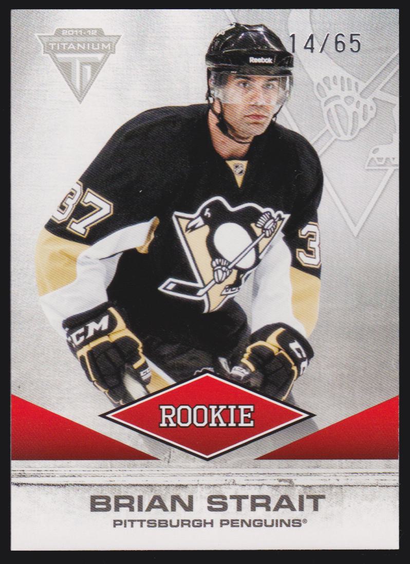 (image for) 2011-12 Panini Titanium Spectrum #158 Brian Strait 14/65