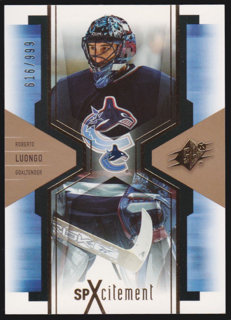 (image for) 2006-07 SPx SPxcitement #X97 Roberto Luongo 616/999