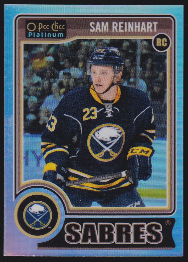 2014-15 O-Pee-Chee Platinum Rainbow #198 Sam Reinhart RC (image for) 2014-15 O-Pee-Chee Platinum Rainbow #198 Sam Reinhart RC
