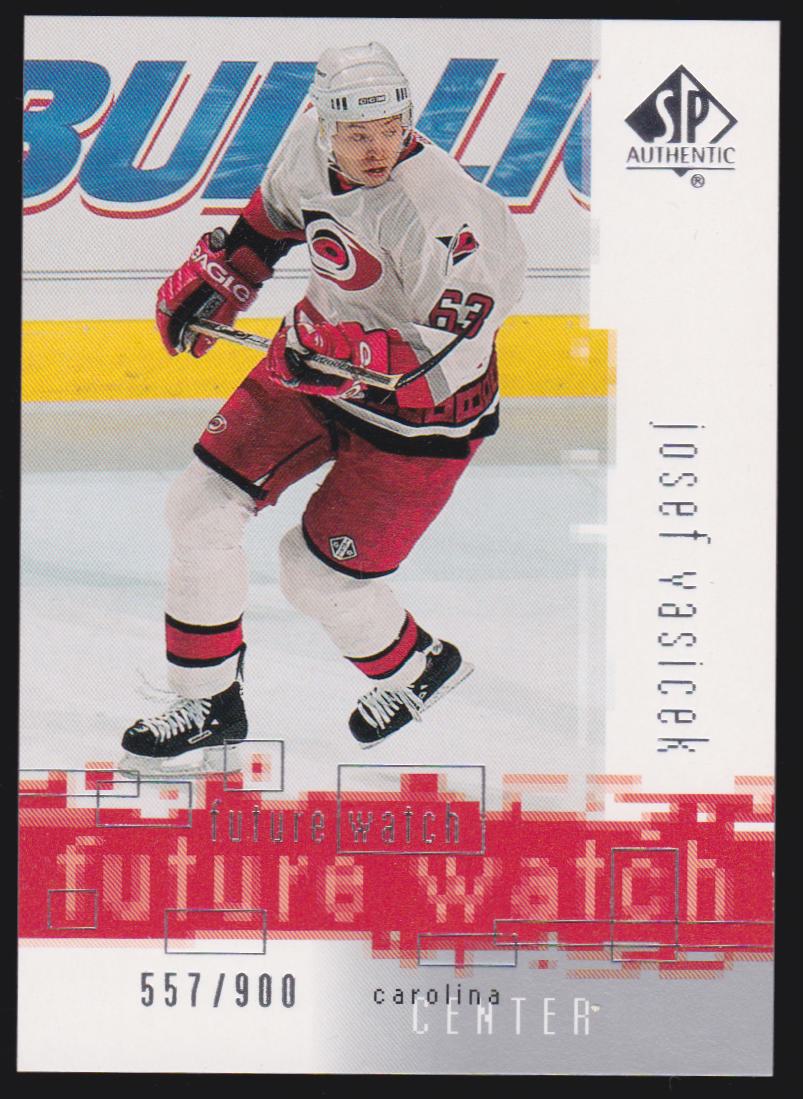 (image for) 2000-01 SP Authentic #96 Josef Vasicek RC 557/900