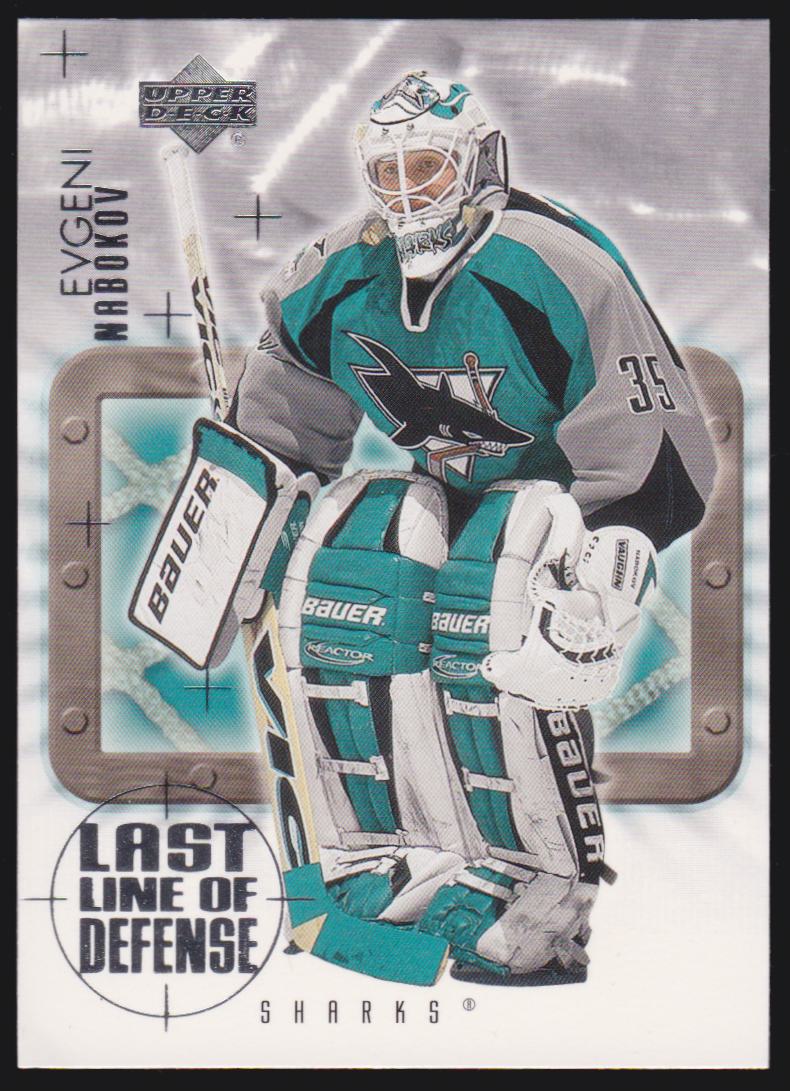 (image for) 2001-02 Upper Deck Last Line of Defense #LL8 Evgeni Nabokov