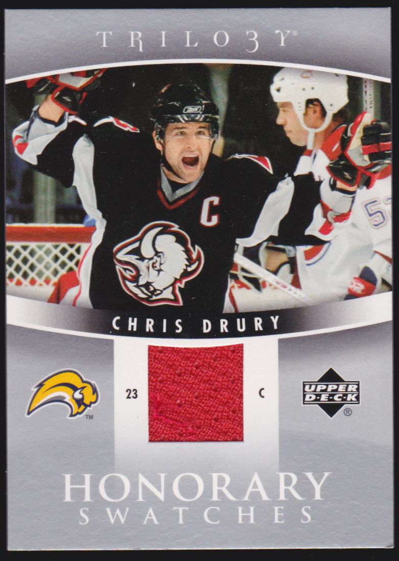 (image for) 2006-07 Upper Deck Trilogy Honorary Swatches #HSCD Chris Drury
