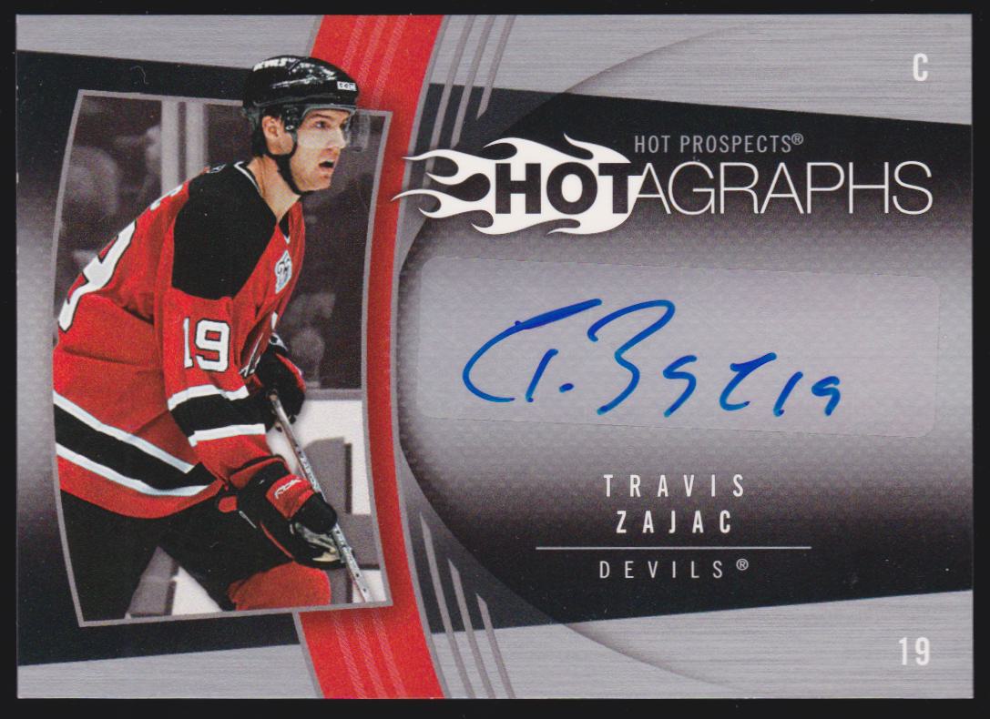 (image for) 2006-07 Hot Prospects Hotagraphs #HTZ Travis Zajac AUTO
