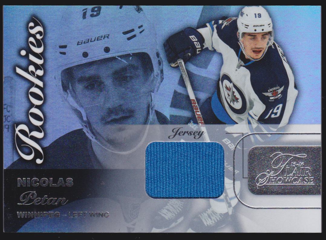 (image for) 2015-16 Fleer Showcase Flair Materials #55 Nicolas Petan - RC Year Jerseys