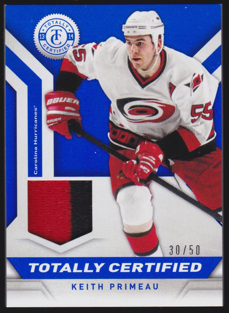 (image for) 2013-14 Totally Certified Jerseys Prime Blue #TCKP Keith Primeau 30/50