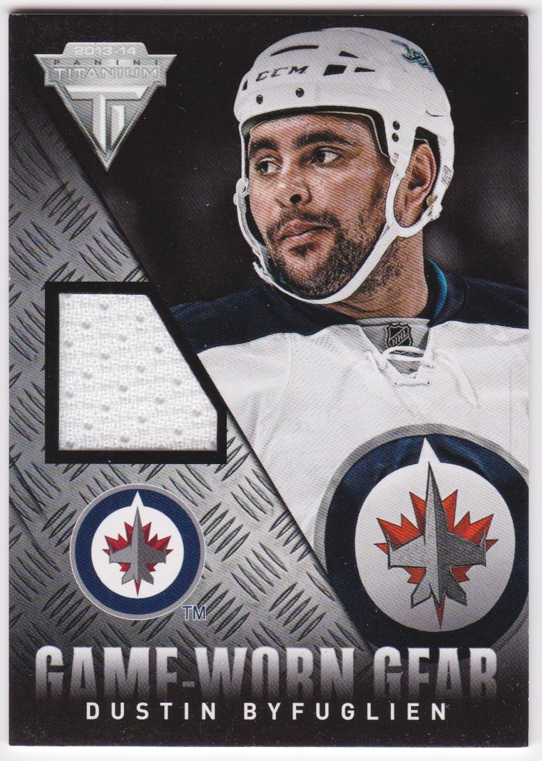 (image for) 2013-14 Panini Titanium Game Worn Gear #GGDBY Dustin Byfuglien - Jerseys