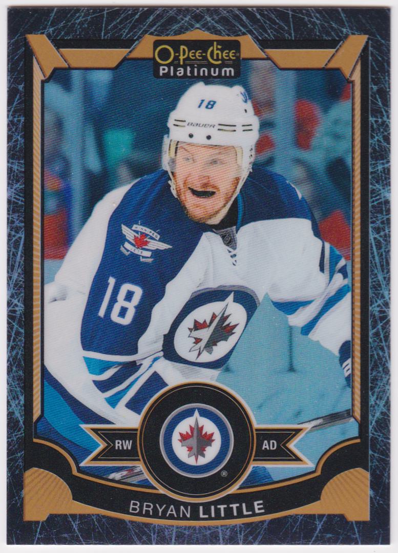 2015-16 O-Pee-Chee Platinum Black Ice #126 Bryan Little 58/99 (image for) 2015-16 O-Pee-Chee Platinum Black Ice #126 Bryan Little 58/99