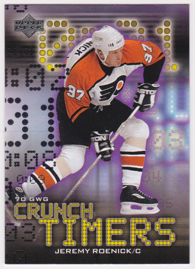 2001-02 Upper Deck Crunch Timers #CT9 Jeremy Roenick (image for) 2001-02 Upper Deck Crunch Timers #CT9 Jeremy Roenick
