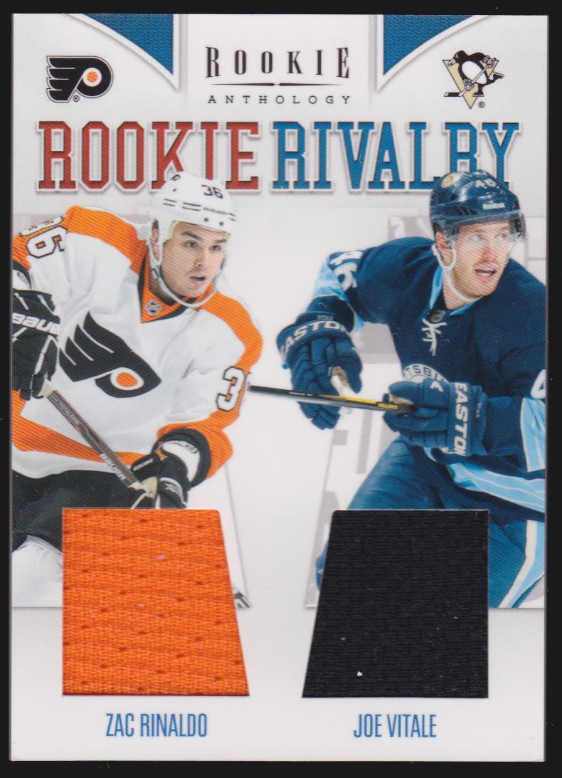 (image for) 2011-12 Panini Rookie Anthology Rookie Rivalry Dual Jerseys #16 Zac Rinaldo/Joe Vitale