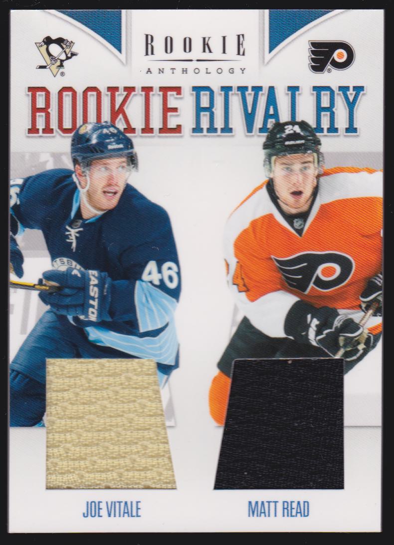(image for) 2011-12 Panini Rookie Anthology Rookie Rivalry Dual Jerseys #43 Joe Vitale/Matt Read