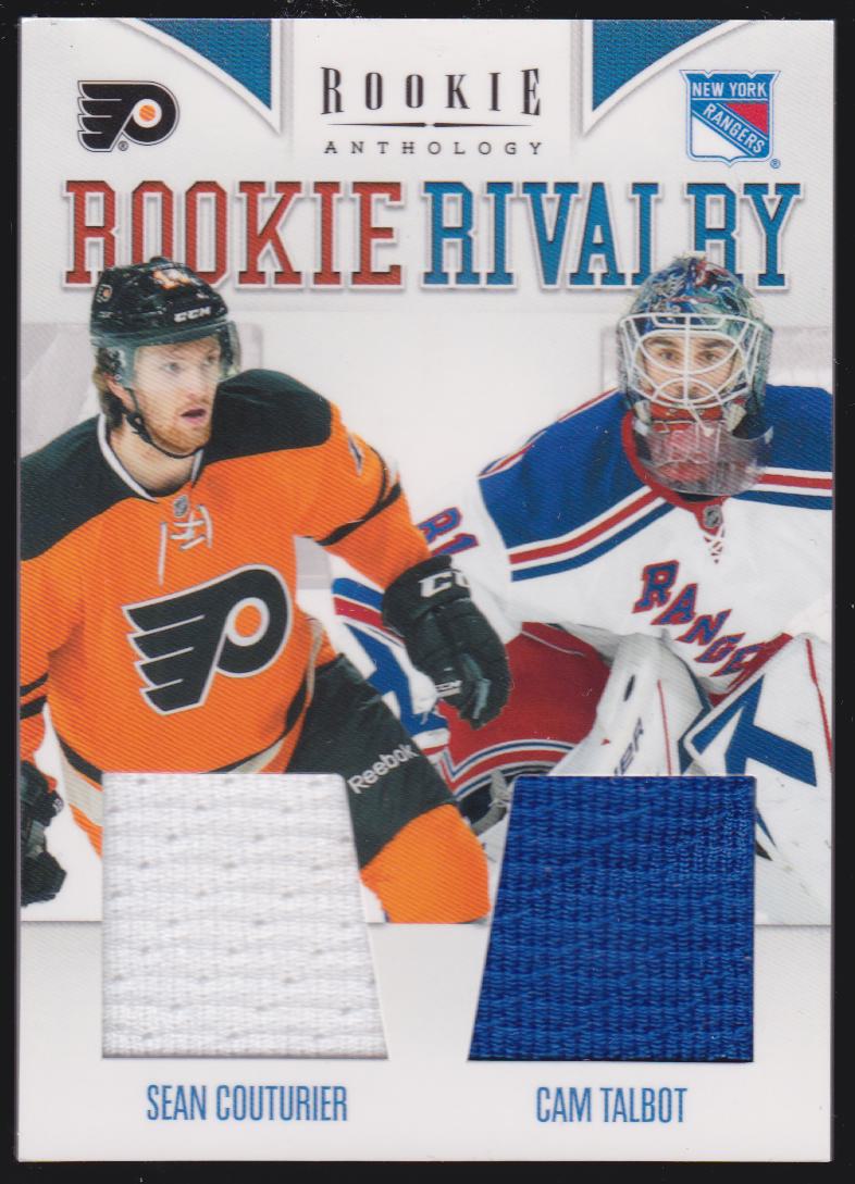 (image for) 2011-12 Panini Rookie Anthology Rookie Rivalry Dual Jerseys #24 Sean Couturier/Cam Talbot