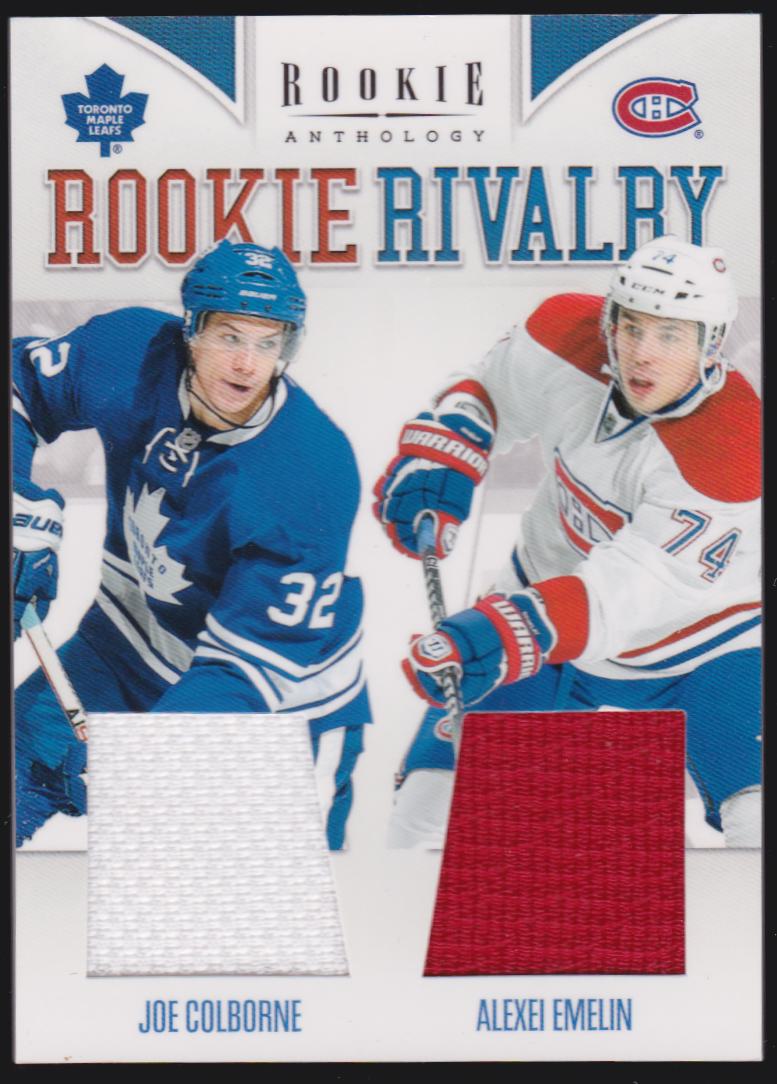 (image for) 2011-12 Panini Rookie Anthology Rookie Rivalry Dual Jerseys #30 Joe Colborne/Alexei Emelin