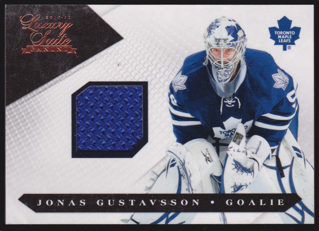 (image for) 2010-11 Luxury Suite #68 Jonas Gustavsson - Jerseys 331/599