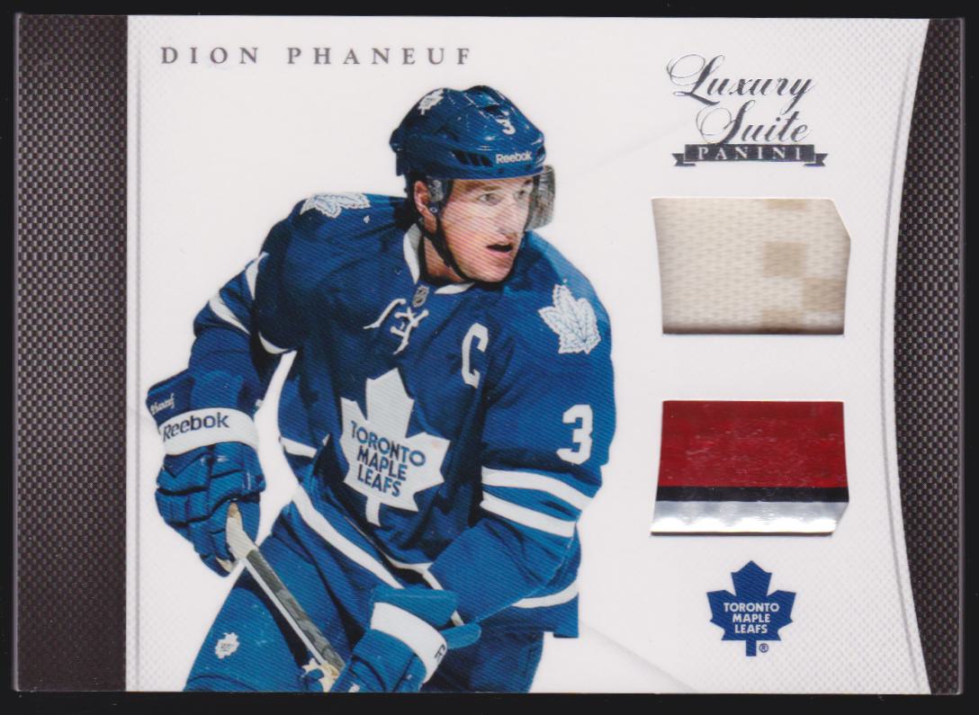(image for) 2011-12 Luxury Suite #7 Dion Phaneuf / Jerseys & Stick