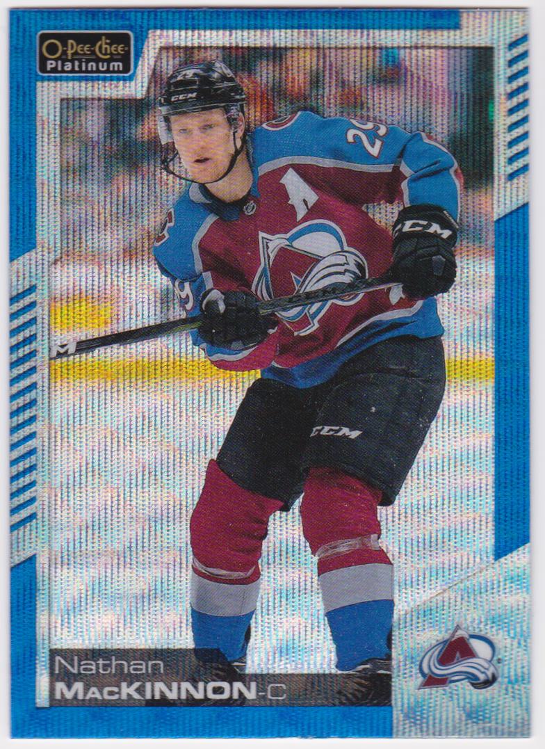 2020-21 O-Pee-Chee Platinum Blue Surge #4 Nathan MacKinnon (image for) 2020-21 O-Pee-Chee Platinum Blue Surge #4 Nathan MacKinnon