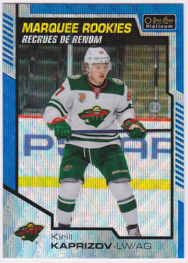 2020-21 O-Pee-Chee Platinum Blue Surge #200 Kirill Kaprizov - RC Year (image for) 2020-21 O-Pee-Chee Platinum Blue Surge #200 Kirill Kaprizov - RC Year