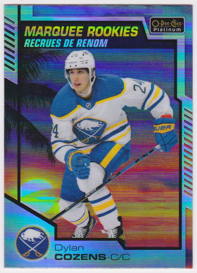 (image for) 2020-21 O-Pee-Chee Platinum Sunset #197 Dylan Cozens - RC Year