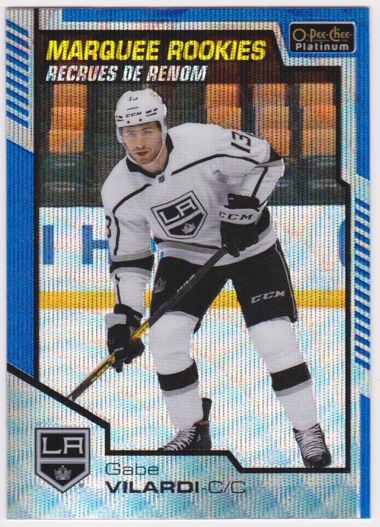 2020-21 O-Pee-Chee Platinum Blue Surge #160 Gabe Vilardi - RC Year (image for) 2020-21 O-Pee-Chee Platinum Blue Surge #160 Gabe Vilardi - RC Year