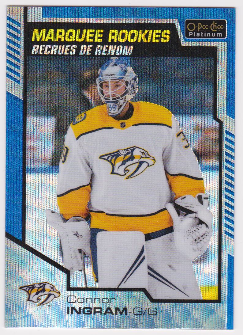 2020-21 O-Pee-Chee Platinum Blue Surge #180 Connor Ingram - RC Year (image for) 2020-21 O-Pee-Chee Platinum Blue Surge #180 Connor Ingram - RC Year