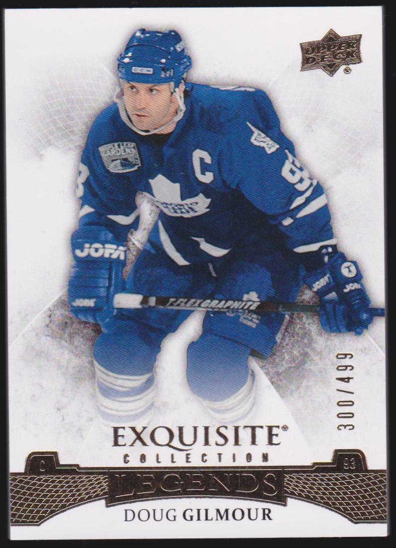 2015-16 Exquisite Collection #36 Doug Gilmour 300/499 (image for) 2015-16 Exquisite Collection #36 Doug Gilmour 300/499