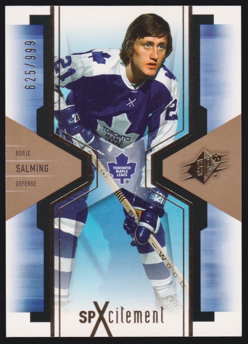 (image for) 2006-07 SPx SPxcitement #X91 Borje Salming 625/999
