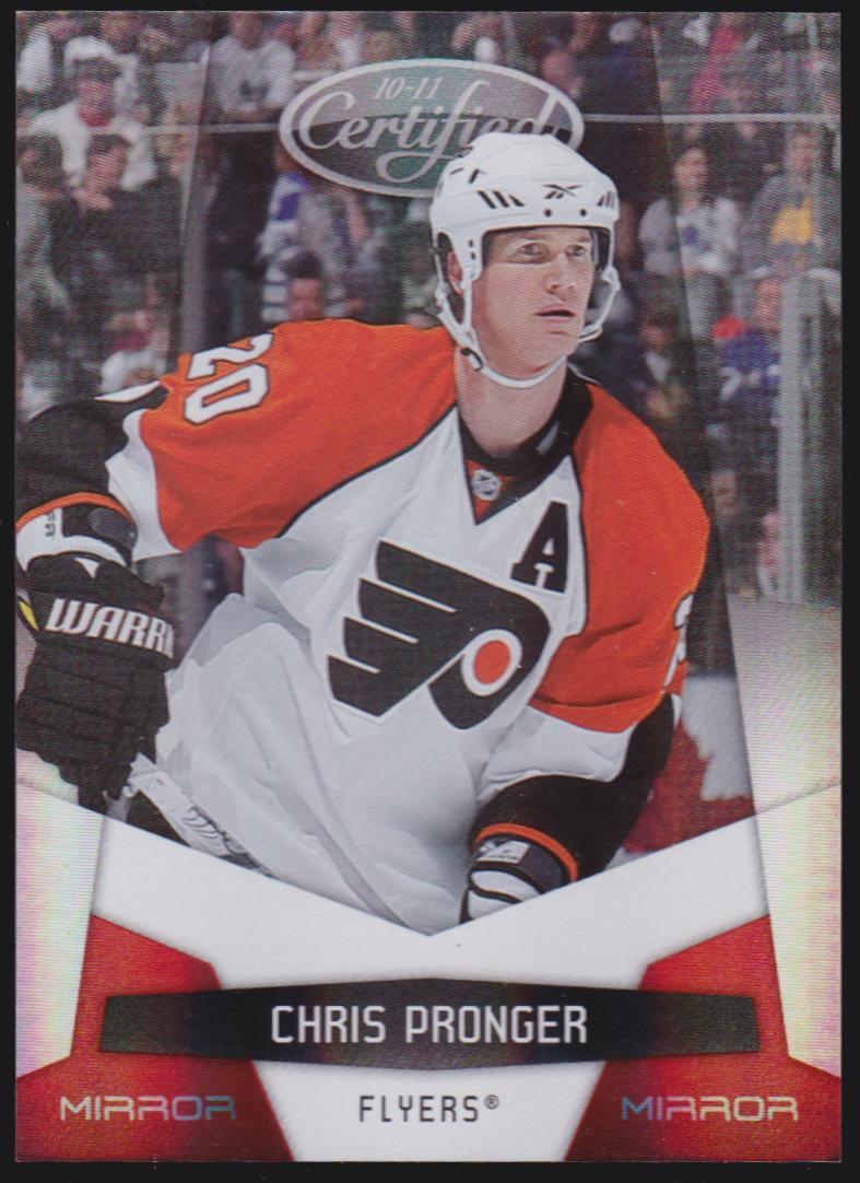 2010-11 Certified Mirror Red #107 Chris Pronger 181/250 (image for) 2010-11 Certified Mirror Red #107 Chris Pronger 181/250