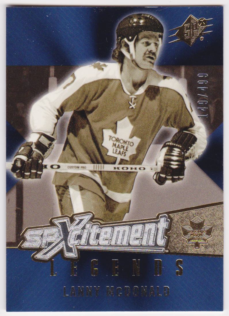 (image for) 2005-06 SPx Xcitement Legends #XLLM Lanny McDonald 149/499
