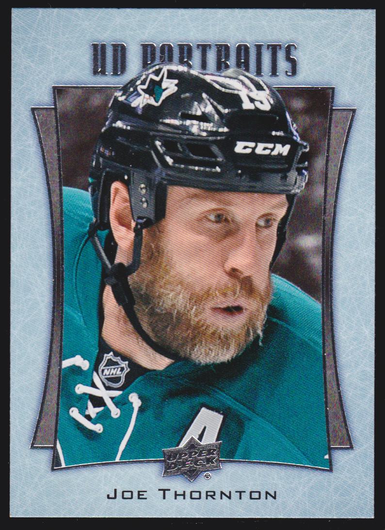 (image for) 2016-17 Upper Deck UD Portraits #P4 Joe Thornton