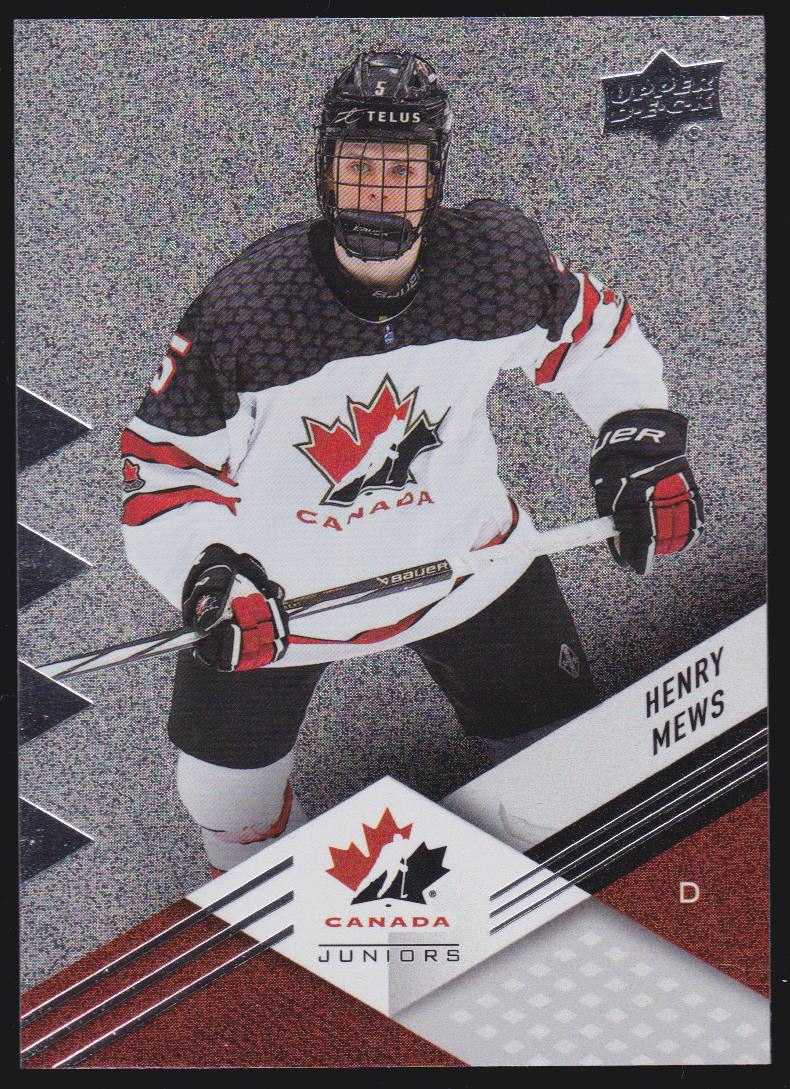(image for) 2024-25 Upper Deck Team Canada Juniors Patterned Foilboard #61 Henry Mews