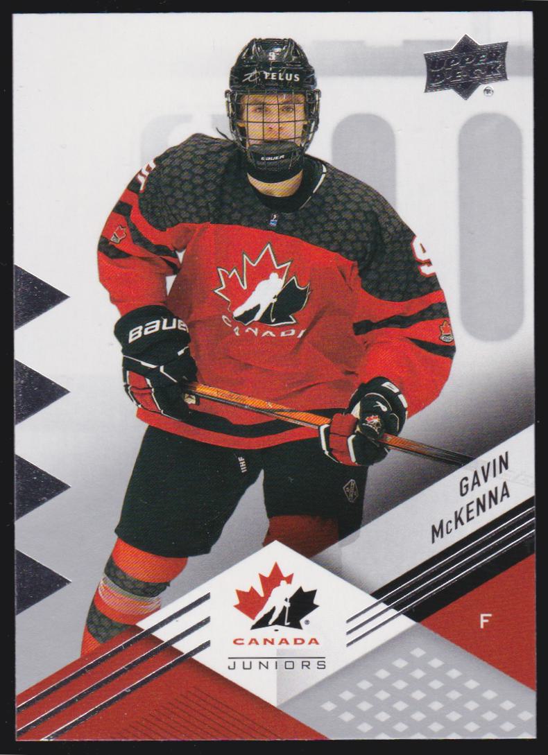 (image for) 2024-25 Upper Deck Team Canada Juniors #36 Gavin McKenna -XRC