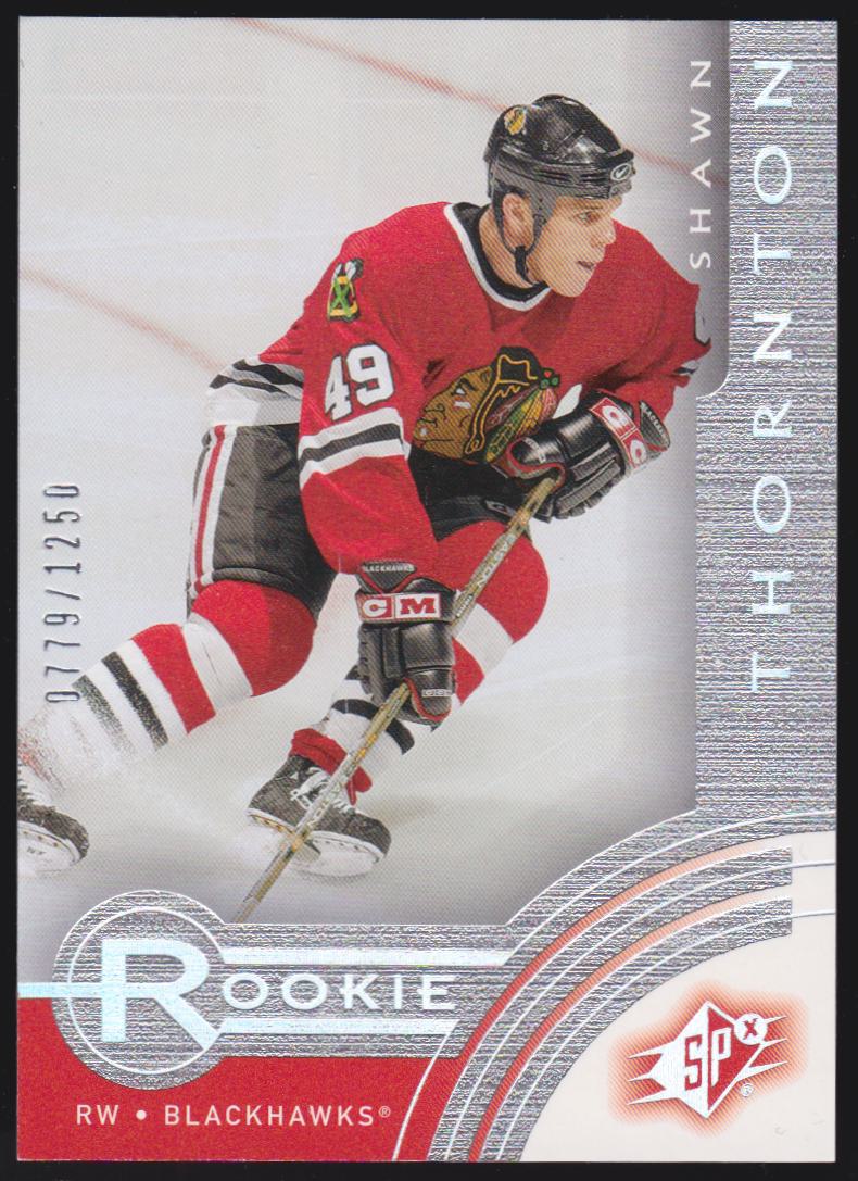 (image for) 2001-02 SPx Rookie Redemption #R7 Shawn Thornton 0779/1250 - XRC