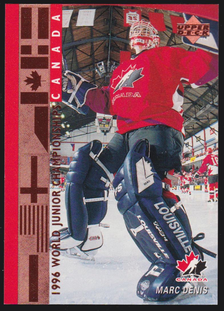1995-96 Upper Deck #529 Marc Denis RC (image for) 1995-96 Upper Deck #529 Marc Denis RC