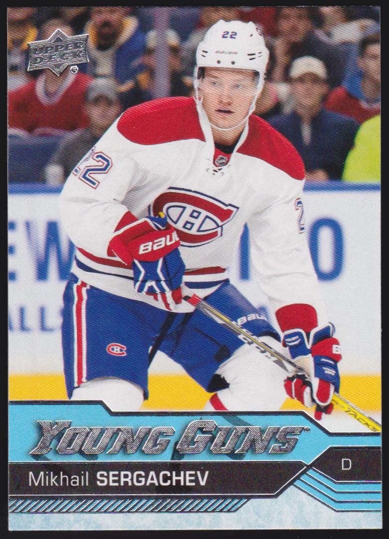 (image for) 2016-17 Upper Deck #236 Mikhail Sergachev YG RC