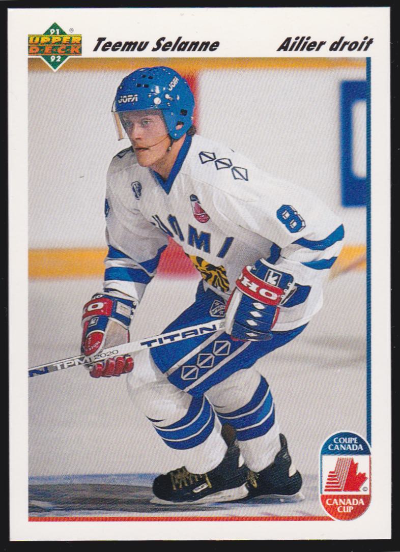 (image for) 1991-92 Upper Deck French #21 Teemu Selanne RC