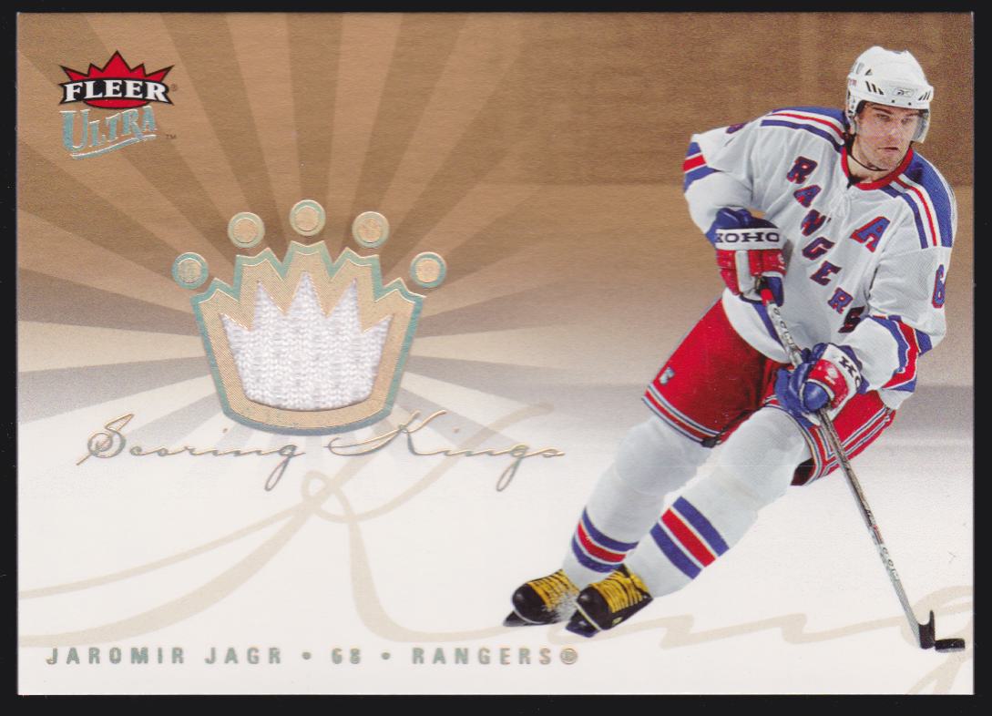 2005-06 Ultra Scoring Kings Jerseys #SKJJJ Jaromir Jagr (image for) 2005-06 Ultra Scoring Kings Jerseys #SKJJJ Jaromir Jagr