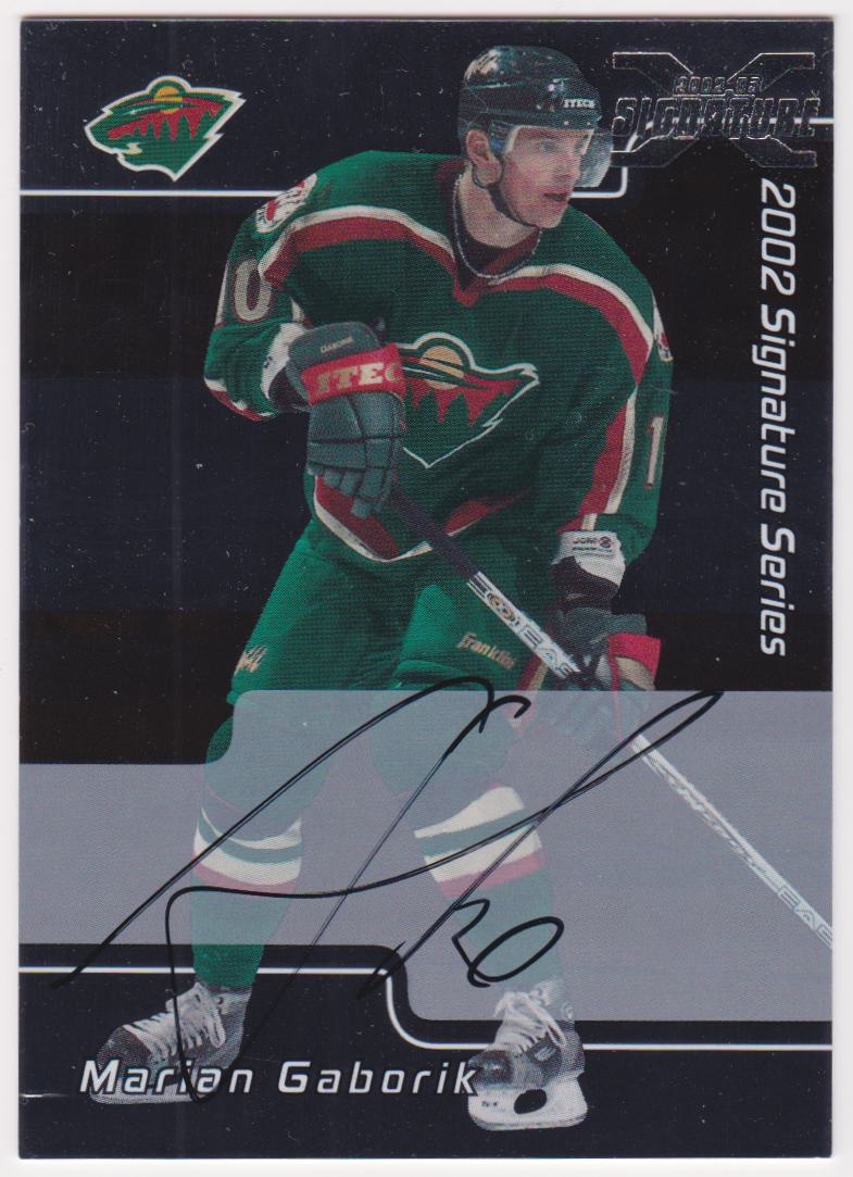 (image for) 2002-03 BAP Signature Series Autograph Buybacks 2001 #84 Marian Gaborik