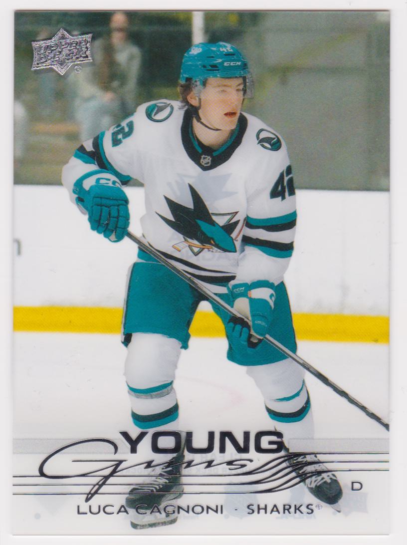 (image for) 2025-26 Upper Deck Clear Cut Parallel #213 Luca Cagnoni Young Guns (YG) - RC Year