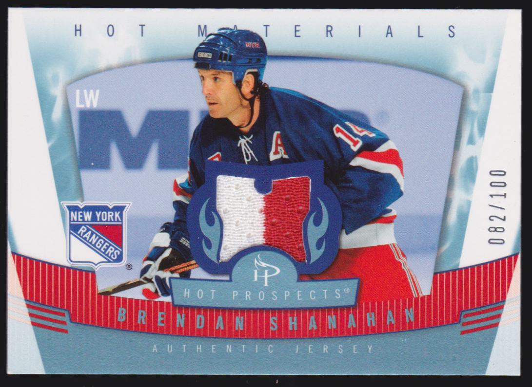 (image for) 2006-07 Hot Prospects Hot Materials Red Hot #HMBS Brendan Shanahan