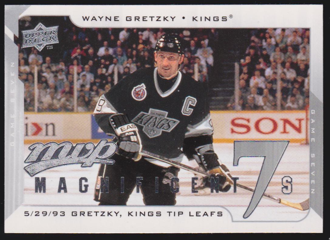 (image for) 2008-09 Upper Deck MVP Magnificent Sevens #M7WG Wayne Gretzky