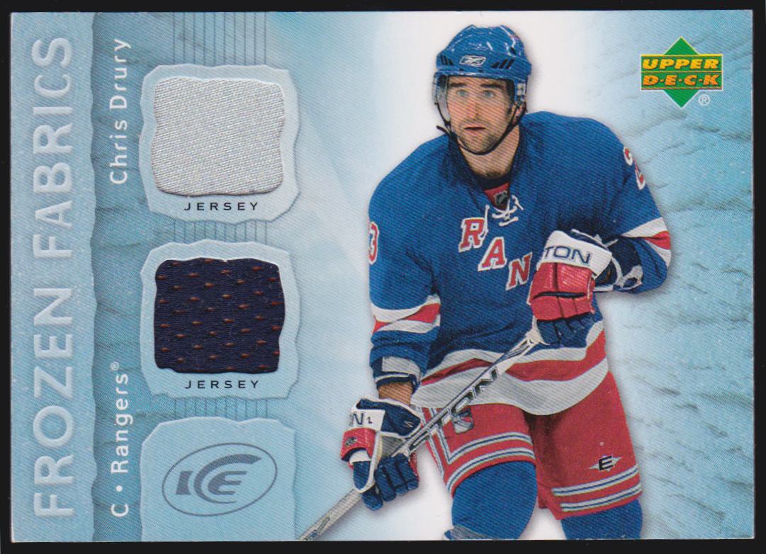 (image for) 2007-08 Upper Deck Ice Frozen Fabrics #FFCD Chris Drury