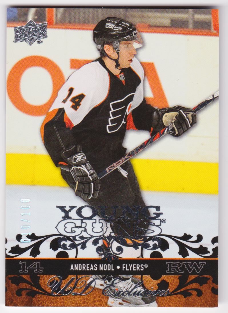 (image for) 2008-09 Upper Deck Exclusives #483 Andreas Nodl YG 010/100