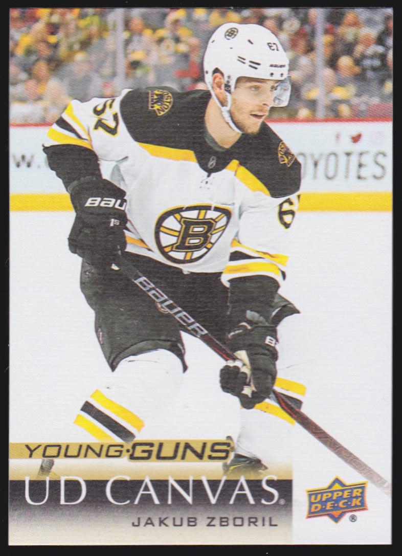 (image for) 2018-19 Upper Deck Canvas #C235 Jakub Zboril YOUNG GUNS RC YG